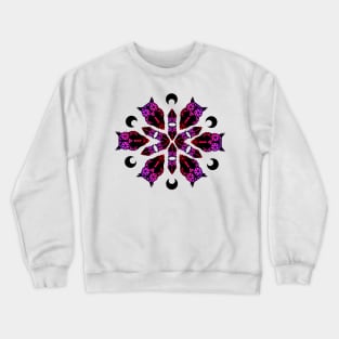 Valentine Owl Mandala Crewneck Sweatshirt